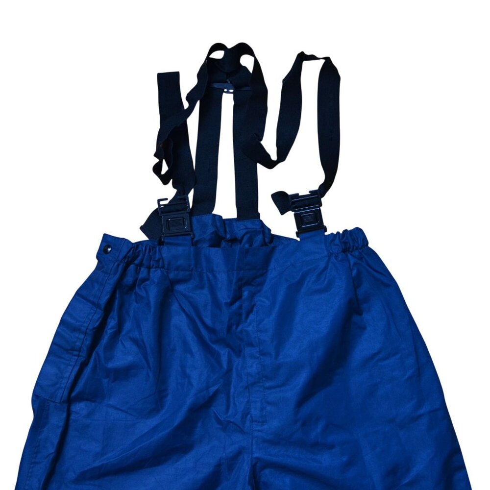 Italian Navy Bibs Military Surplus Size XL Italy Waterproof Rain Pants - Picture 2 of 8